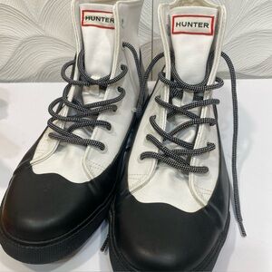 Hunter Target Unisex Dipped Canvas High Top Sneaker Boots Sizes M/9 W/11